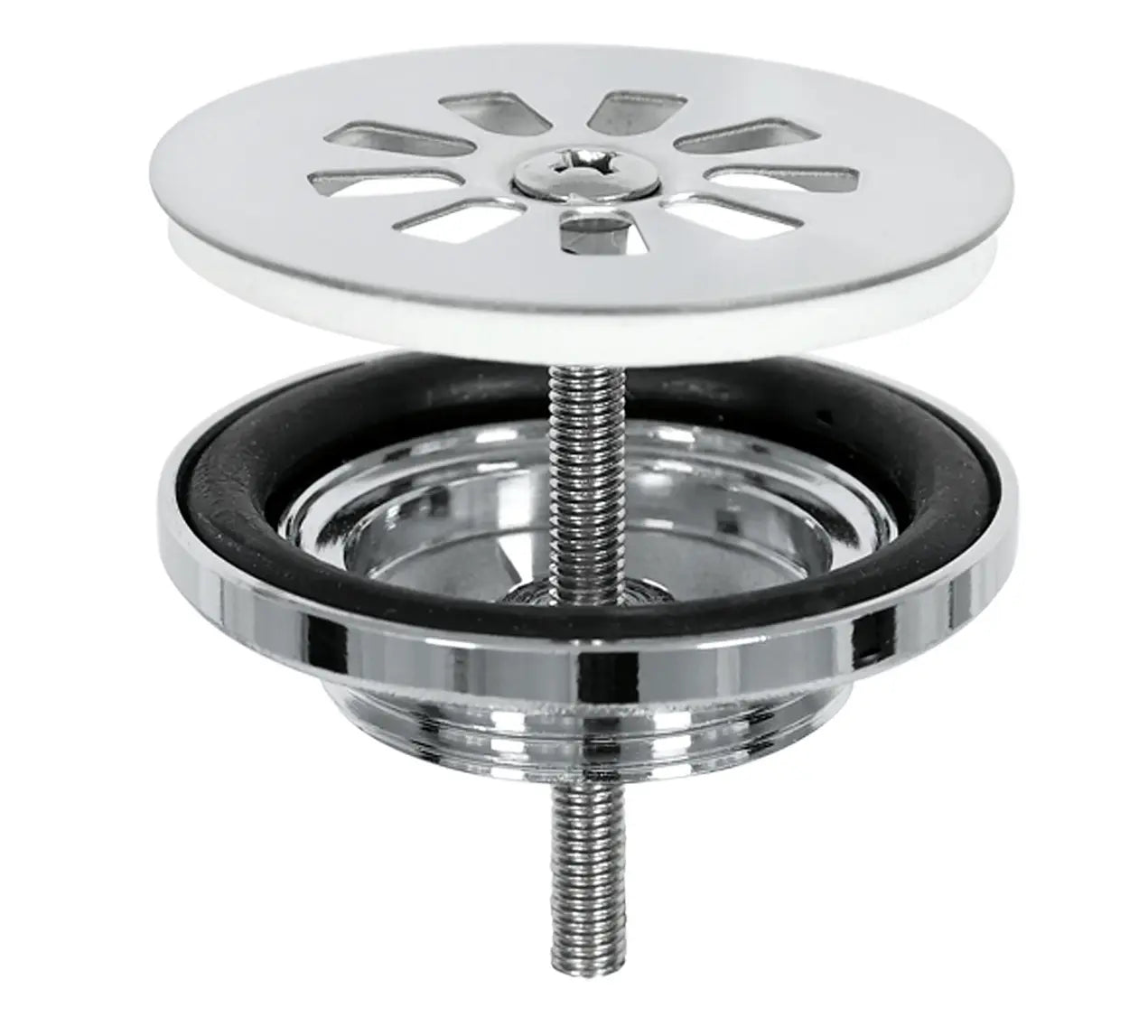 Sanisupreme Solid fonteinset – solid surface – kraan gebogen chroom