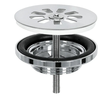 Sanisupreme Solid fonteinset – solid surface – kraan gebogen chroom