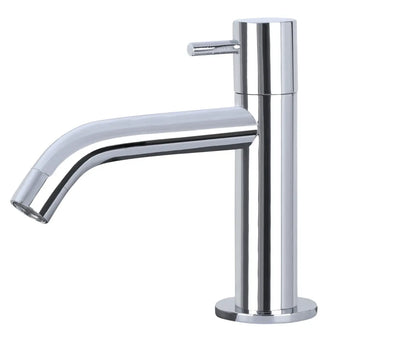 Sanisupreme Solid fonteinset – solid surface – kraan gebogen chroom