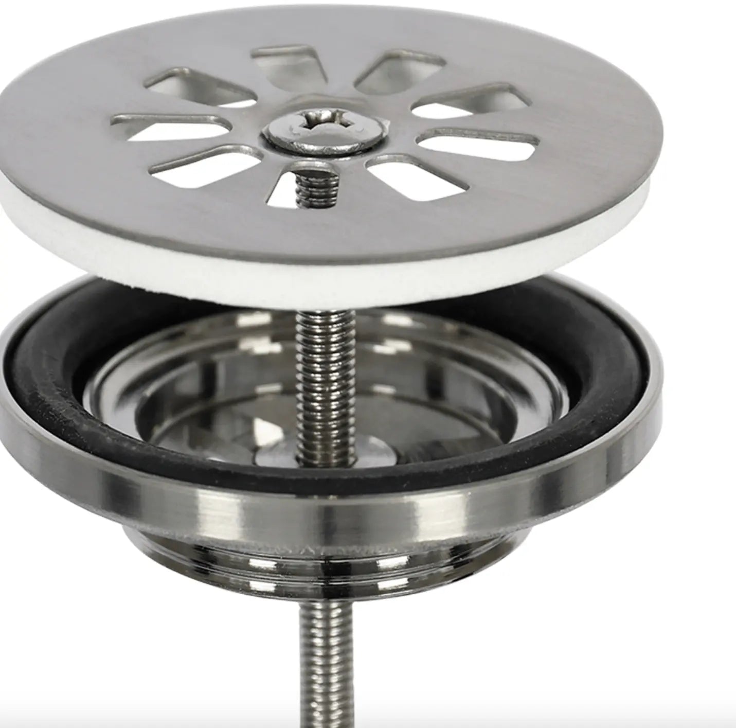 Sanisupreme Solid fonteinset – solid surface – kraan recht mat chroom