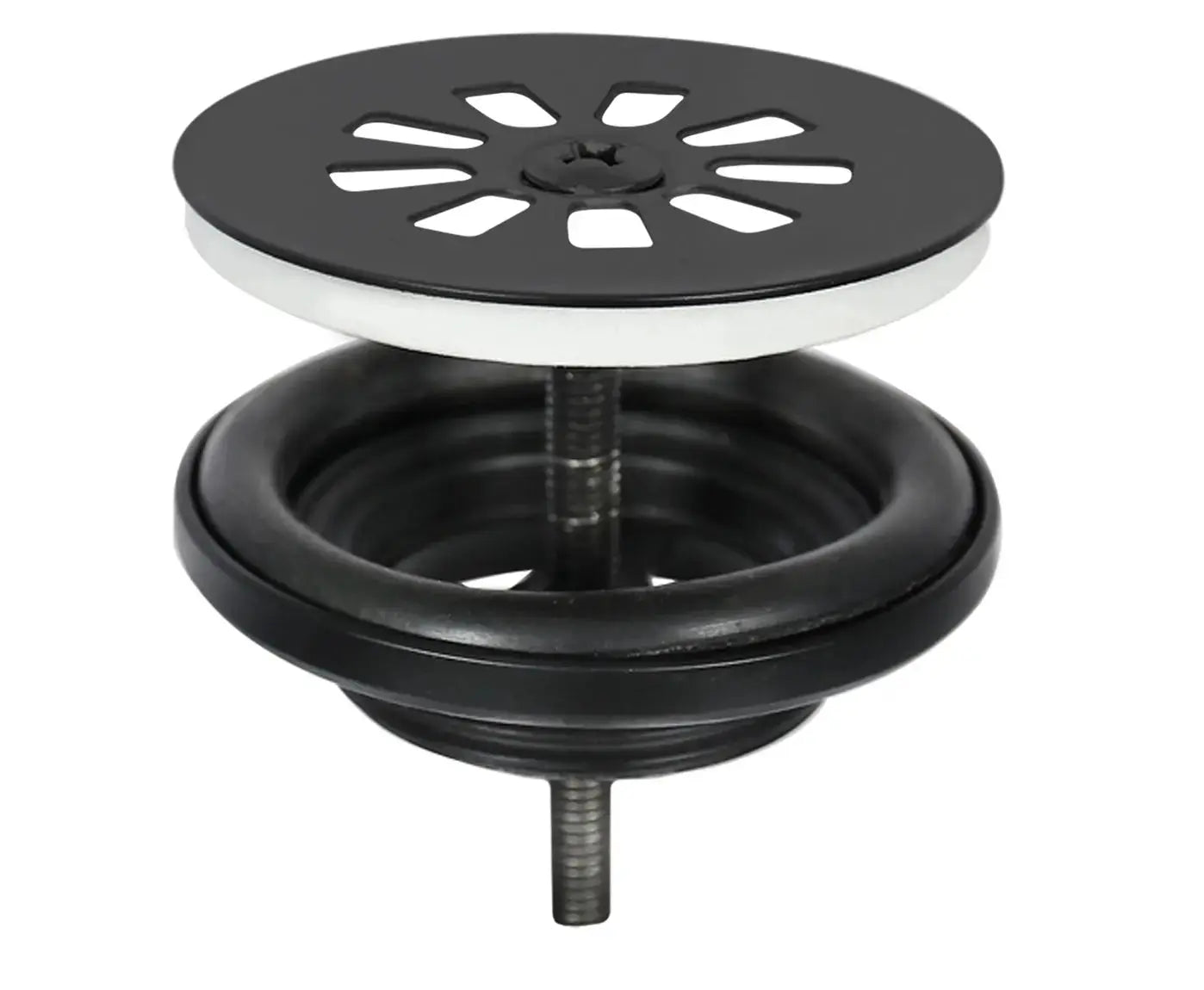 Sanisupreme Solid fonteinset – solid surface – kraan recht mat zwart