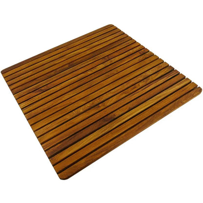 SaniSupreme SuperiorLine Teak badmat 50 x 100 cm. vast model (niet oprolbaar)