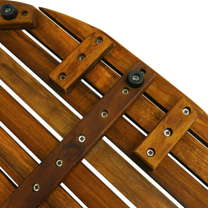 SaniSupreme SuperiorLine Teak badmat 71 x 71 cm. halfrond vast model (niet oprolbaar)