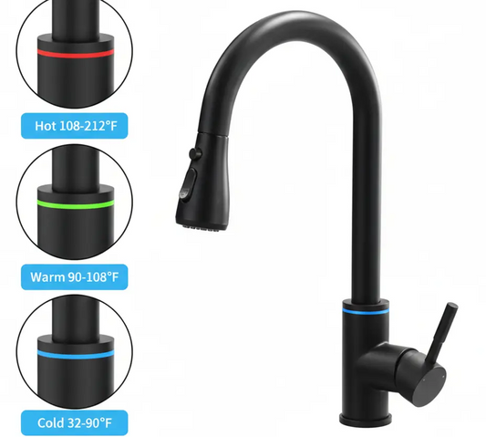 sanisupreme-thermostatische-keukenkraan-led-uittrekbaar-nordica-series-zwart-brede-uitloop-2096853
