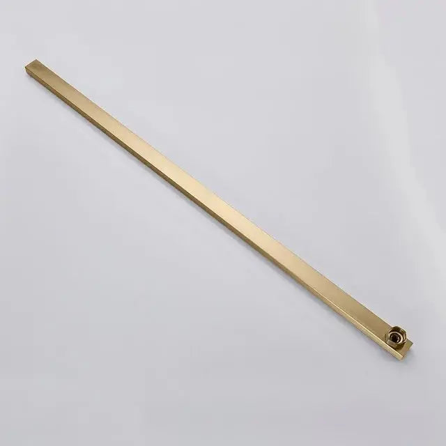 SaniSupreme verlengbuis douche 90 cm geborsteld goud rechthoek alleen in combinatie tbv Arizona douche set