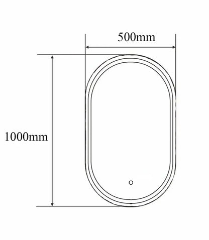Sanisupreme Vista Geborsteld Goud 50x100 cm