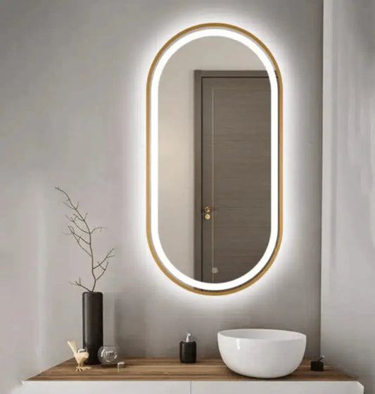 Sanisupreme Vista Geborsteld Goud 50x100 cm