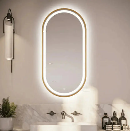 Sanisupreme Vista Geborsteld Goud 50x100 cm