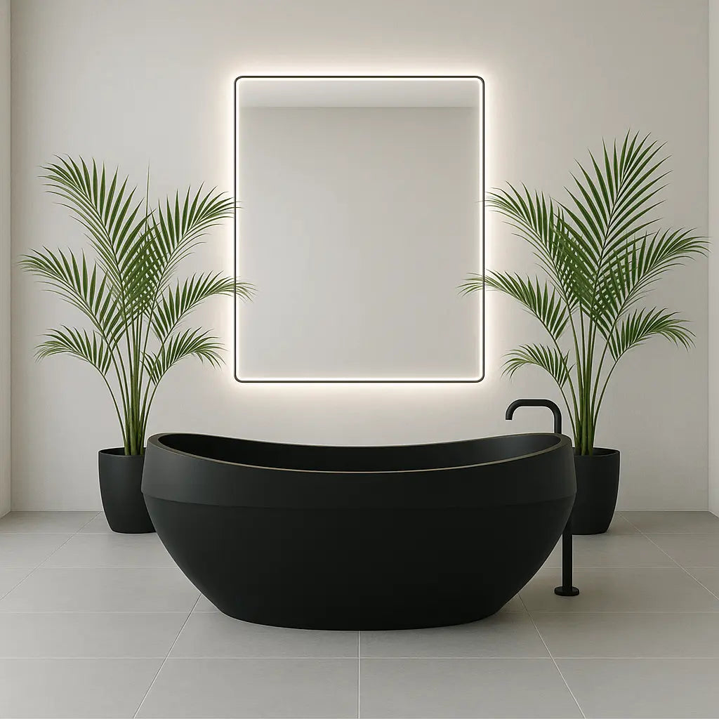 SaniSupreme vrijstaand Bad Adonis AquaTherme Plus 190x96x82 zwart