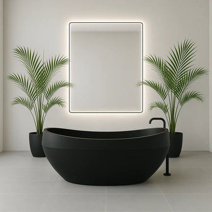 SaniSupreme vrijstaand Bad Adonis AquaTherme Plus 190x96x82 zwart