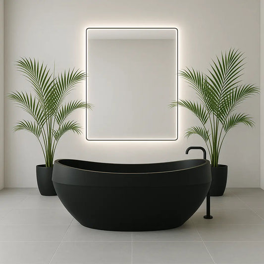 SaniSupreme vrijstaand Bad Adonis AquaTherme Plus 190x96x82 zwart