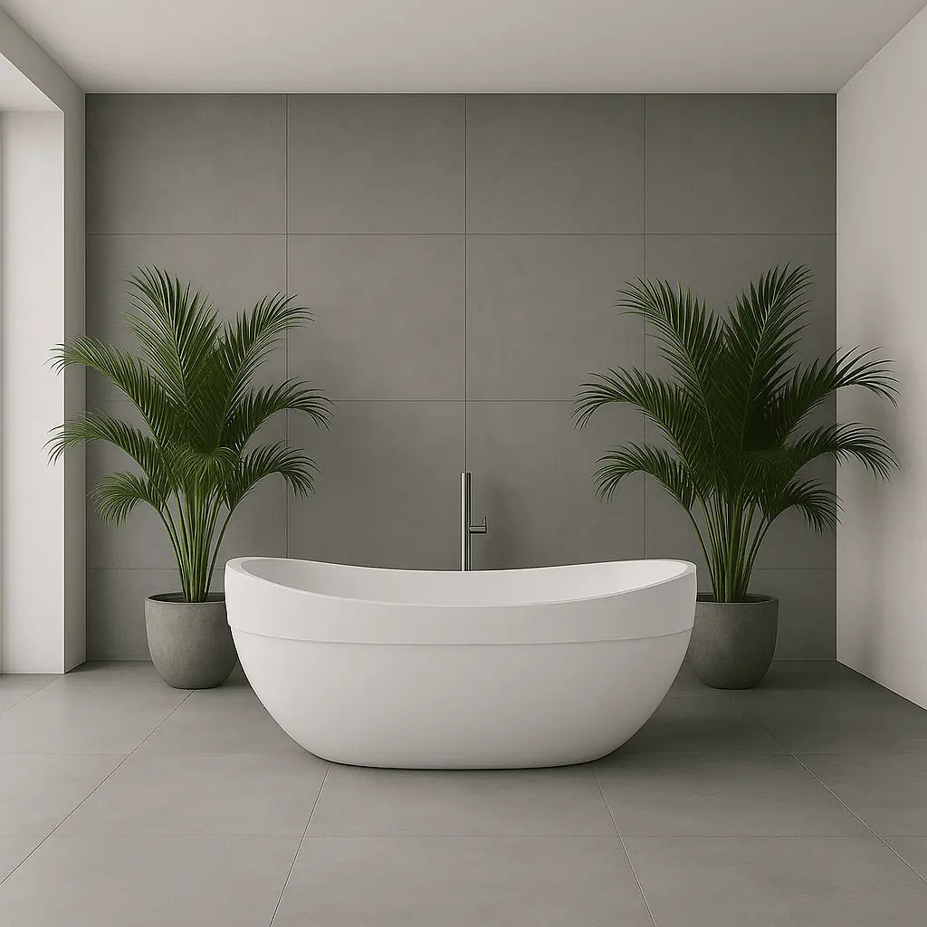 SaniSupreme vrijstaand Bad Adonis AquaTherme Plus 190x96x82 zwart