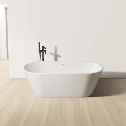 SaniSupreme vrijstaand Bad AquaThermePlus Acryl 180x80x58 cm Wit Glans