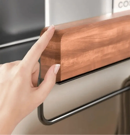 Sanisupreme Walnoot Badkamer Doucheplank 60 cm met Handdoekdrager