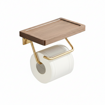 sanisupreme-walnut-series-toiletrolhouder-geborsteld-goud-1172011