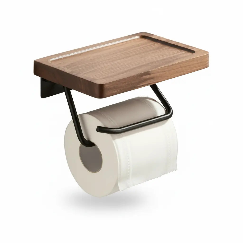 sanisupreme-walnut-series-toiletrolhouder-geborsteld-goud-9732834