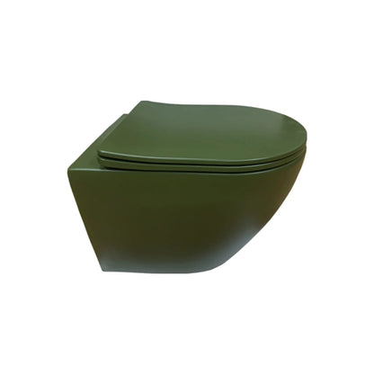 Sanisupreme Wandcloset Toilet Mechelen Mat Groen