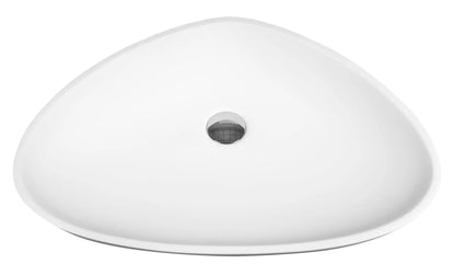 SaniSupreme Waskom BORA 63x42x14 cm wit mat Solid Surface