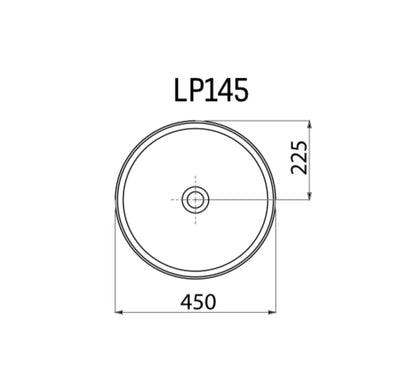 SaniSupreme Waskom Creavit LOOP 45 cm Groen
