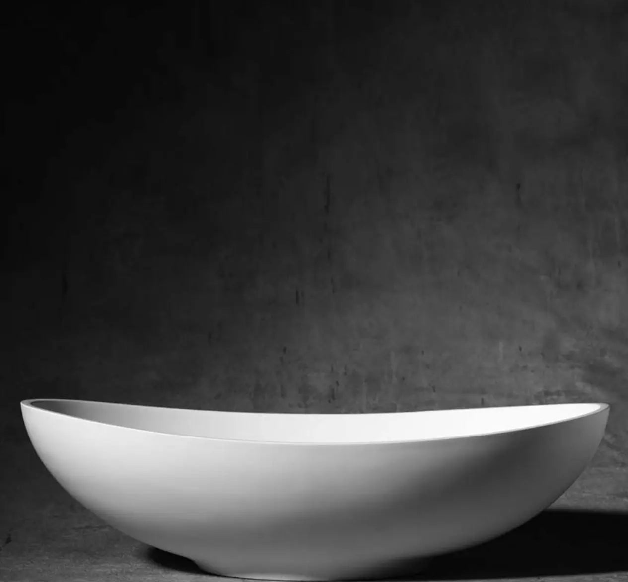 SaniSupreme Waskom OVAL 57x33x16 cm Mat Wit