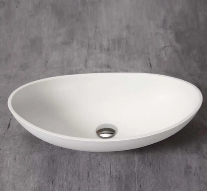 SaniSupreme Waskom OVAL 57x33x16 cm Mat Wit