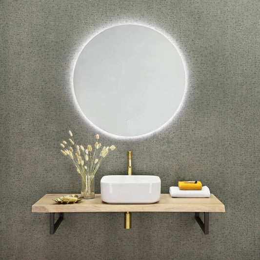 SaniSupreme Waskom Square keramiek Glans Wit 39x39x14,5 cm.