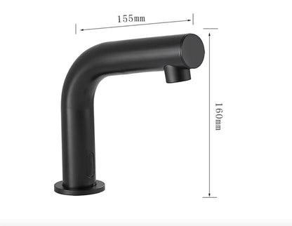 SaniSupreme Wastafel of Toiletkraan Chroom opbouw met automatische sensor 16 cm warm en/of koud water