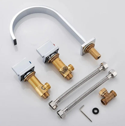 SaniSupreme Wastafelkraan - Badkraan San Marino bad inbouw - opbouw mengkraan model mat zwart