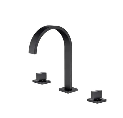 SaniSupreme Wastafelkraan - Badkraan San Marino bad inbouw - opbouw mengkraan model mat zwart