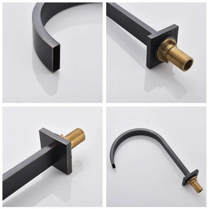 SaniSupreme Wastafelkraan - Badkraan San Marino bad inbouw - opbouw mengkraan model mat zwart