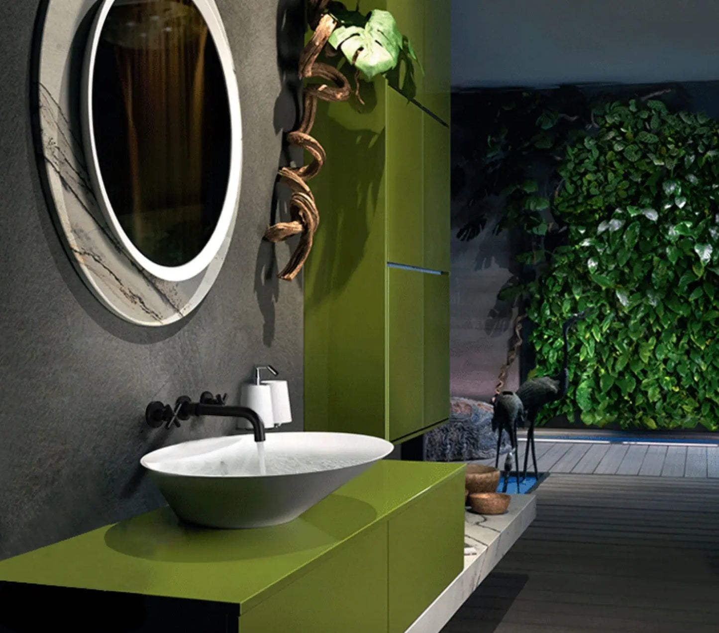 SaniSupreme Wastafelkraan Bologna mat zwart inbouw 2 kranen Type I