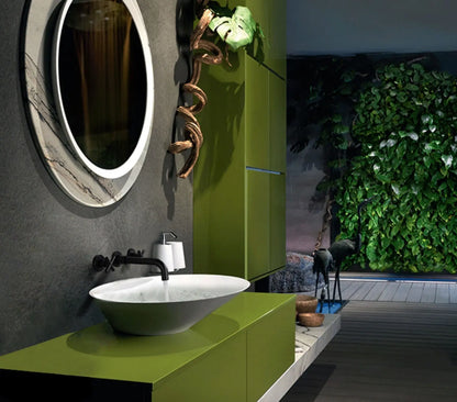 SaniSupreme Wastafelkraan Bologna mat zwart inbouw 2 kranen Type I