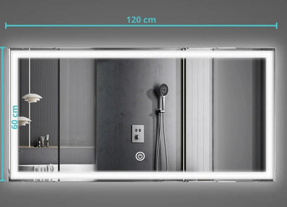 Spiegel Sanisupreme Design Aurora 120x60 cm