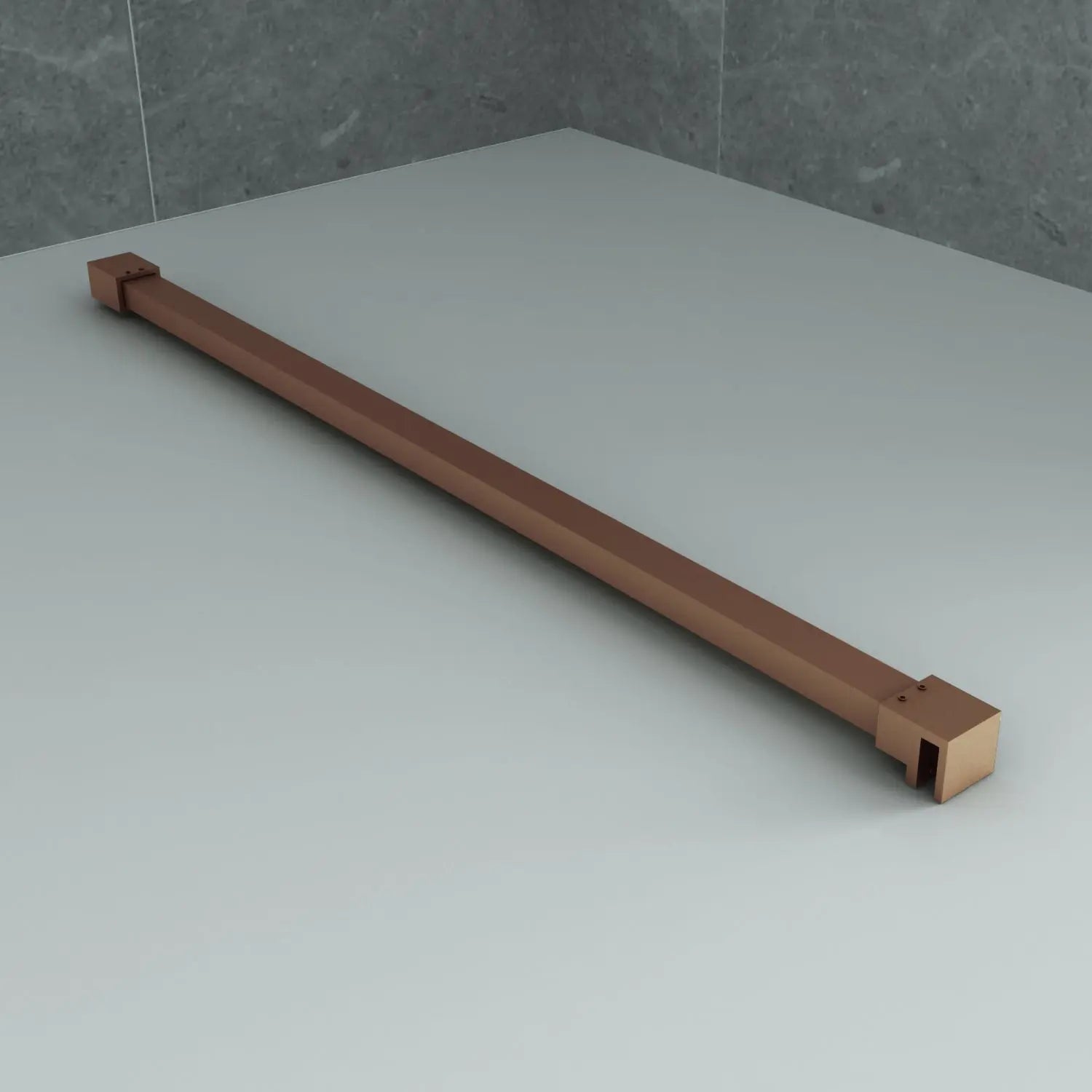 Stabilisatiestang Douchewand Sanisupreme HighLine Series 100 CM inkortbaar geborsteld koper