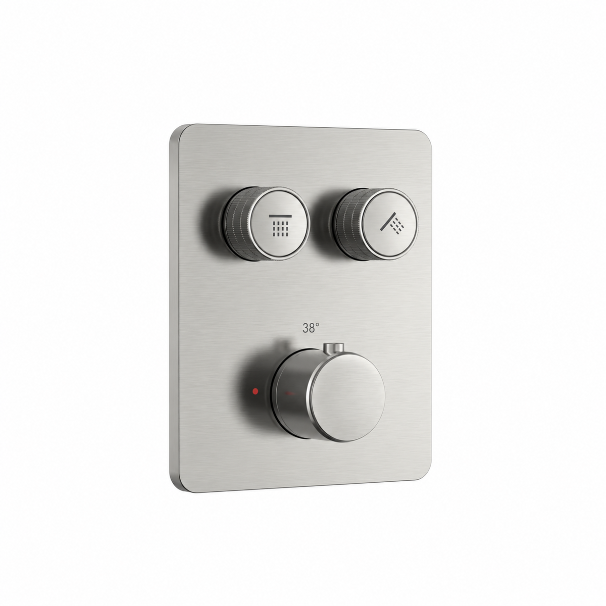 stria rainround set 2 weg geborsteld rvs