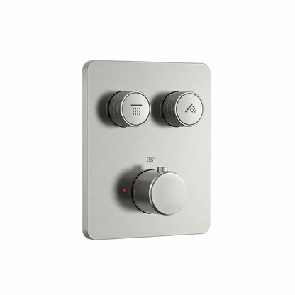 stria rainround set 2 weg geborsteld rvs