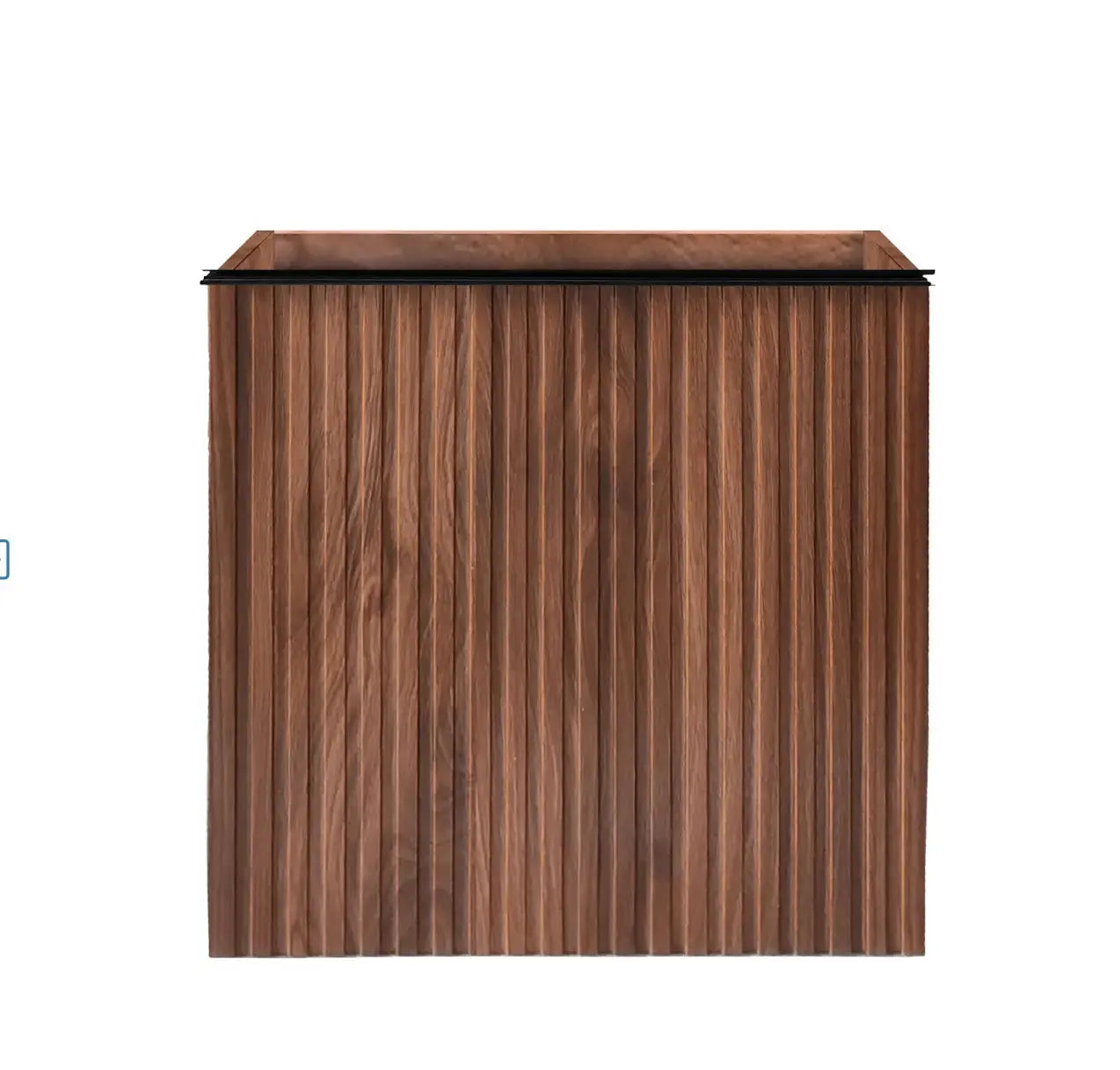 TWEEDEKANS SaniSupreme Aloni Fonteinkastje Bali walnoot relief onderkast