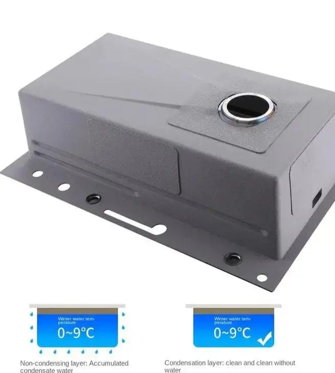 TWEEDEKANS SaniSupreme® Premium HighLine All - in - One Gootsteen - Multifunctioneel met Digitale Display