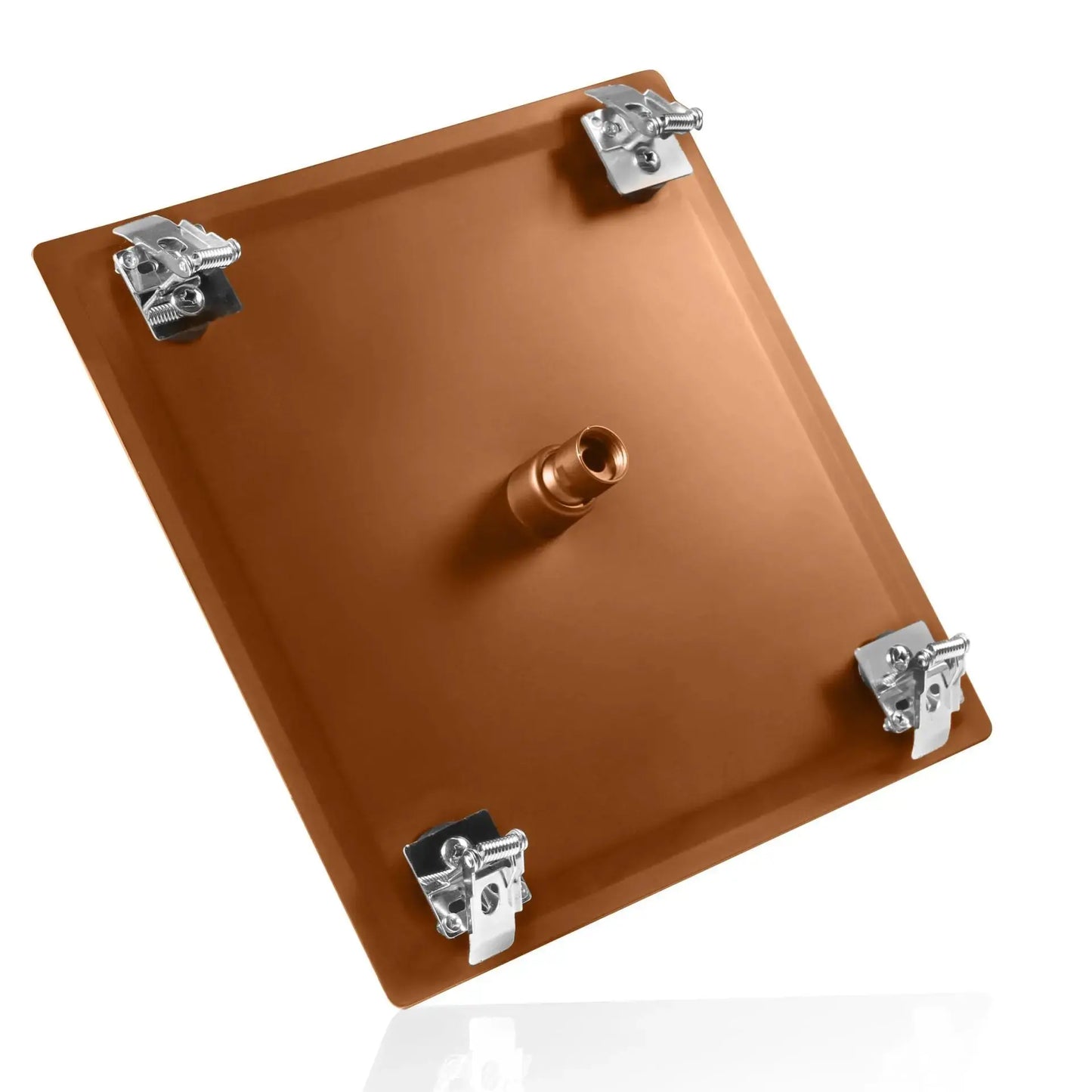 TWEEDEKANS SaniSupreme PremiumLine Inbouw Plafond Regendouche kop vierkant Hoofddouche Geborsteld Koper vierkant 30 cm