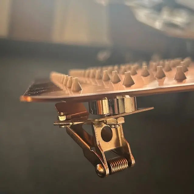 TWEEDEKANS SaniSupreme PremiumLine Inbouw Plafond Regendouche kop vierkant Hoofddouche Geborsteld Koper vierkant 30 cm