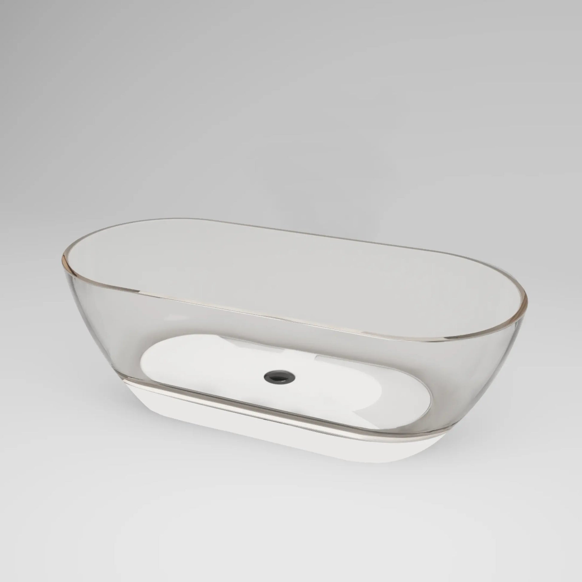 vrijstaand ligbad Transpa Clear 170 cm Doorzichtig SaniSupreme