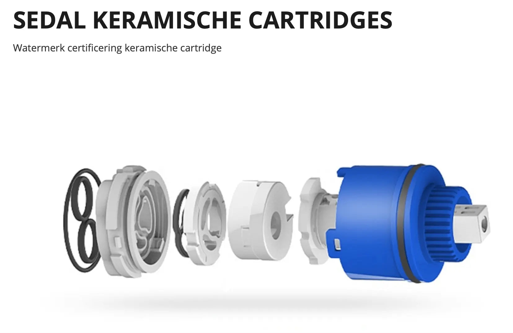 Wastafel kraan Bologna chroom inbouw 2 kranen Type I
