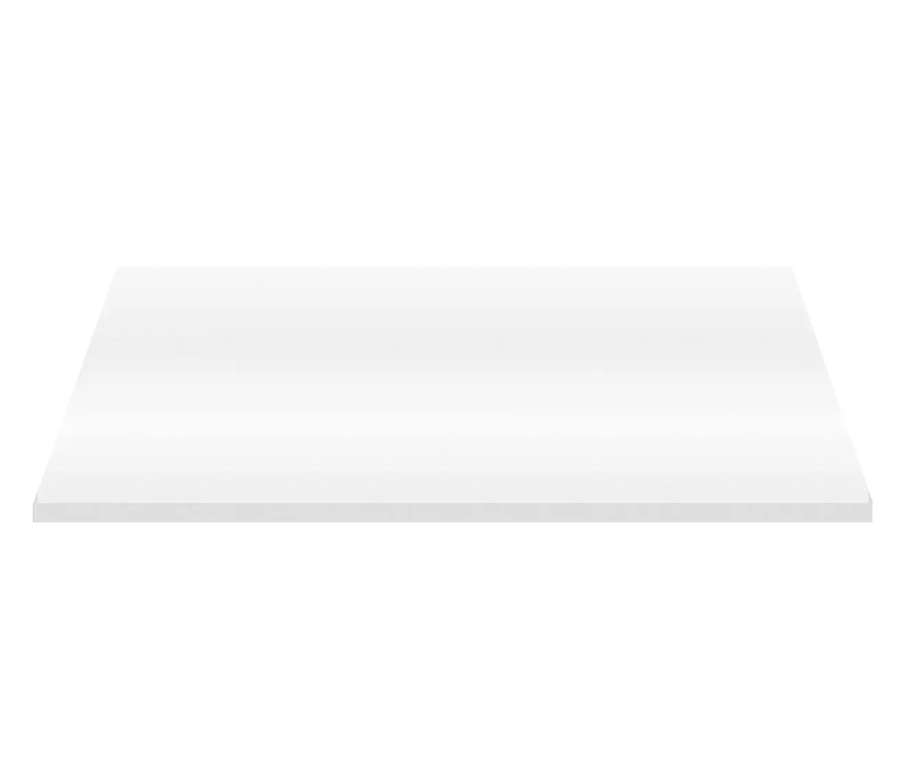 Wastafelblad Wastafelblad MDF (96.4X45.5X2.6 CM) - Glanzend Wit