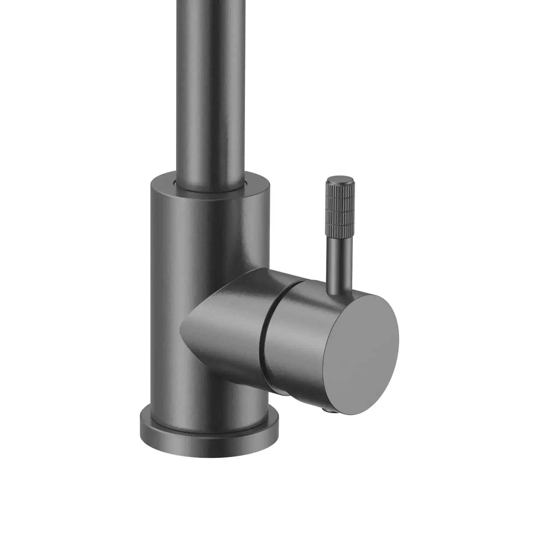 SaniSupreme Wastafelkraan Stria Cold-start Gunmetal PVD-Gecoat Sanisupreme