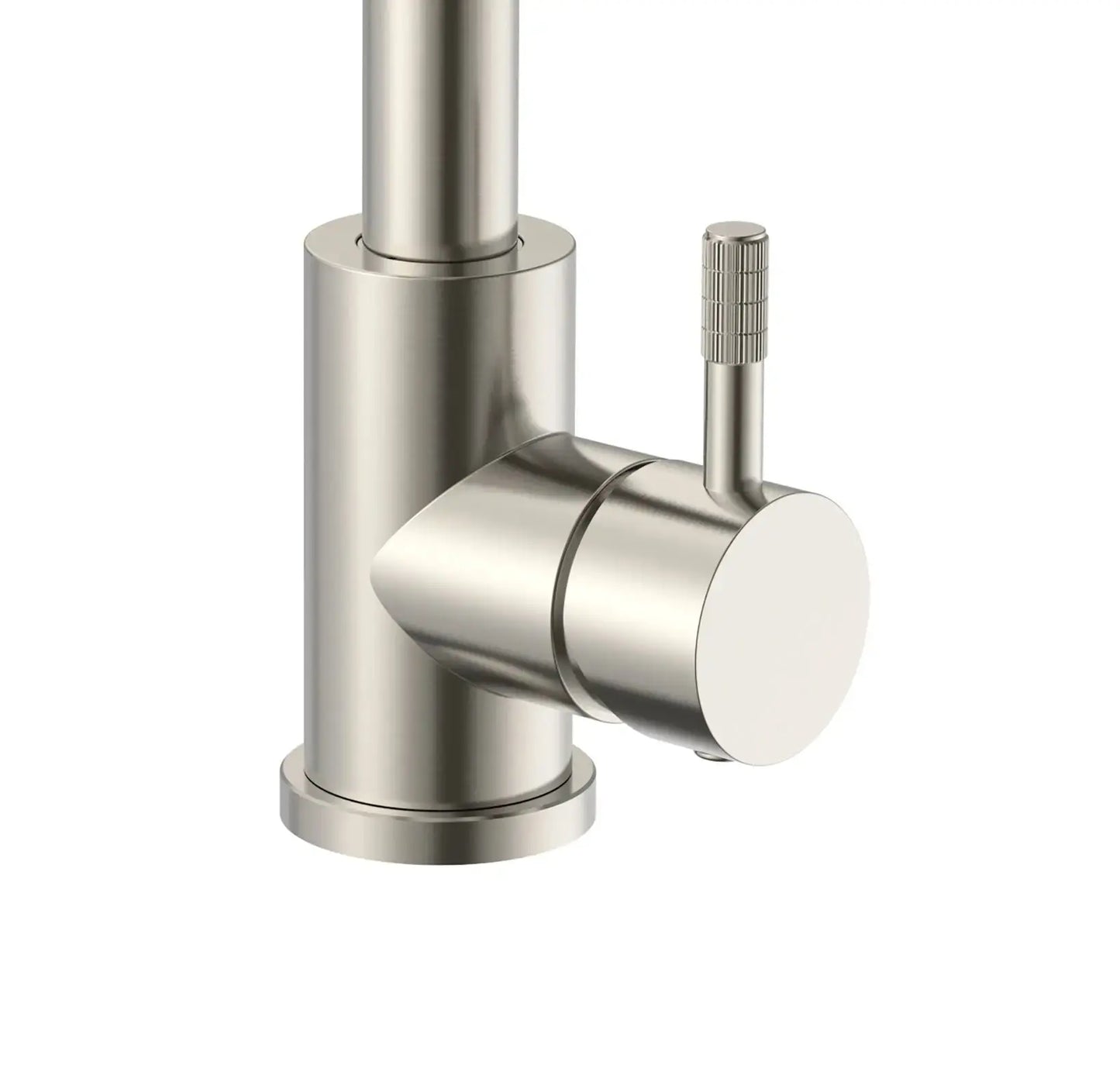 SaniSupreme Wastafelkraan Stria Chroom Glans PVD-Coating Cold-start met draaibare rechte uitloop (kopie) Sanisupreme