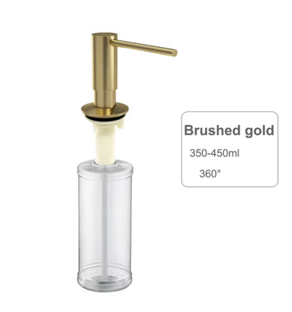 SaniSupreme® built-in soap dispenser brass stainless steel