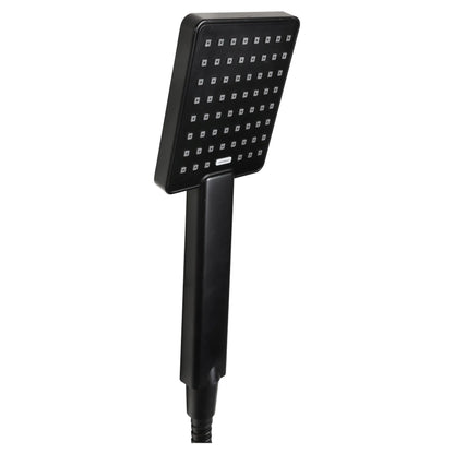 SaniSupreme® Differnz Thermoline Doucheset Regendouche Thermostaat Vierkant mat zwart Sanisupreme