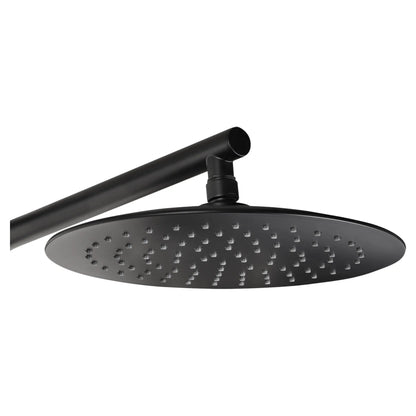 SaniSupreme® Differnz Thermoline Doucheset Regendouche Thermostaat mat zwart Sanisupreme