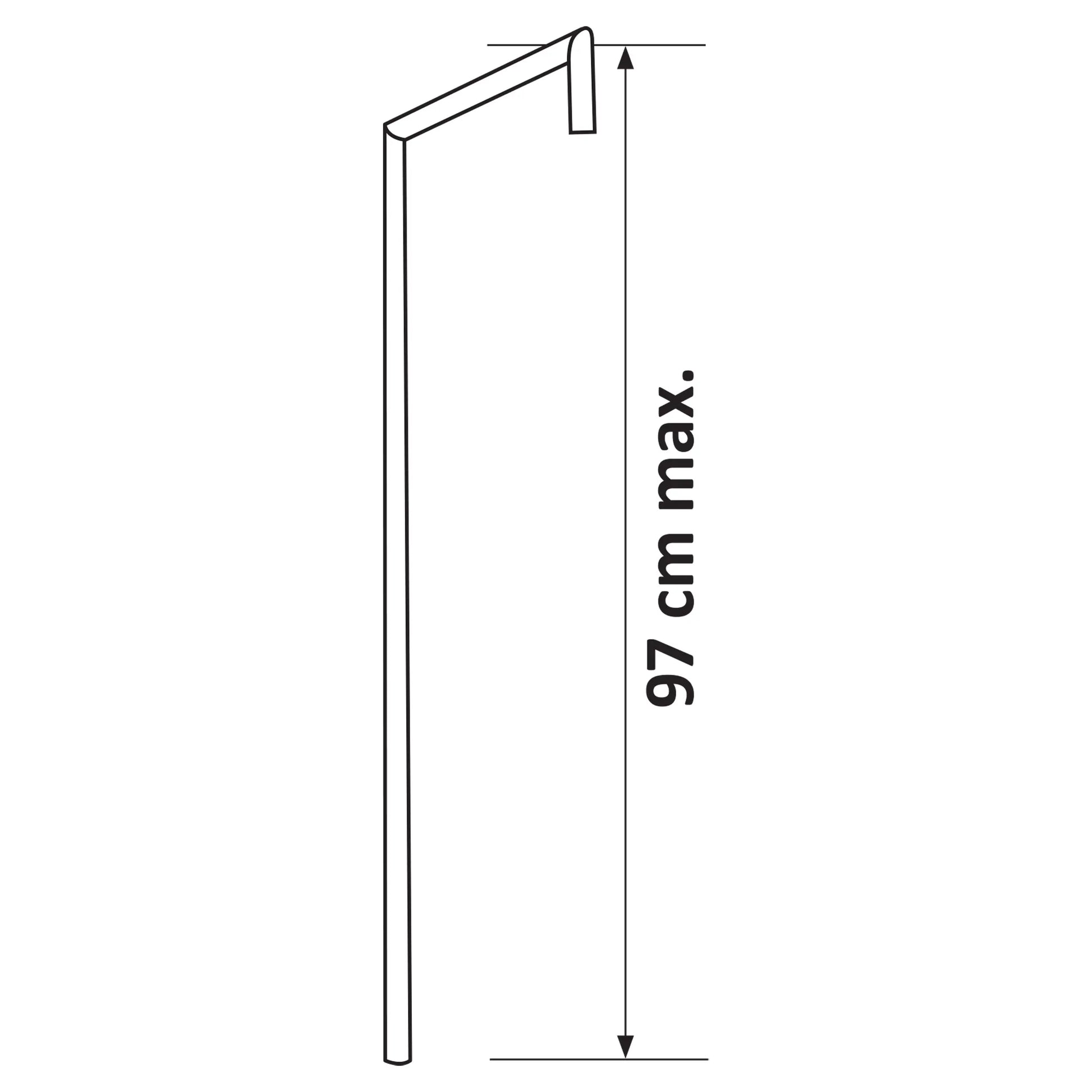 SaniSupreme® Differnz Thermoline Doucheset Regendouche Thermostaat Gun metal Sanisupreme