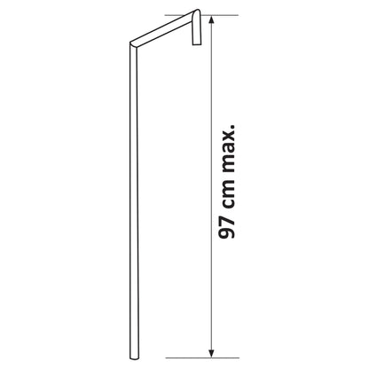 SaniSupreme® Differnz Thermoline Doucheset Regendouche Thermostaat Gun metal Sanisupreme